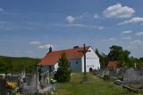 Kostelík Sv.Jana Křtitele na poušti ze XIV.století a hřbitov,leží na levém břehu Vltavy u Chřešťovic,přístup z Olešné původně přívozem přes Vltavu.